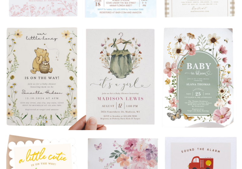 30 Adorable Baby Shower Invitations For Your Guests